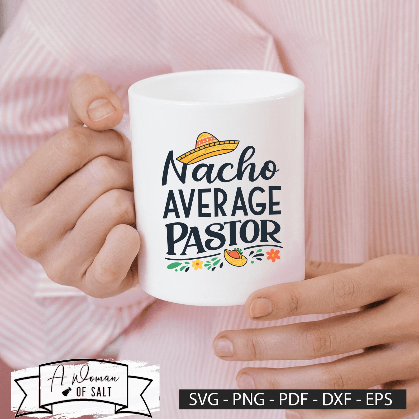 Nacho Average Pastor Digital Design Bundle Svg Png Eps Pdf Dxf Files ...