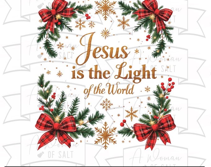 Jesus is the Light of the World Svg Png Eps Pdf Dxf Christian Digital ...
