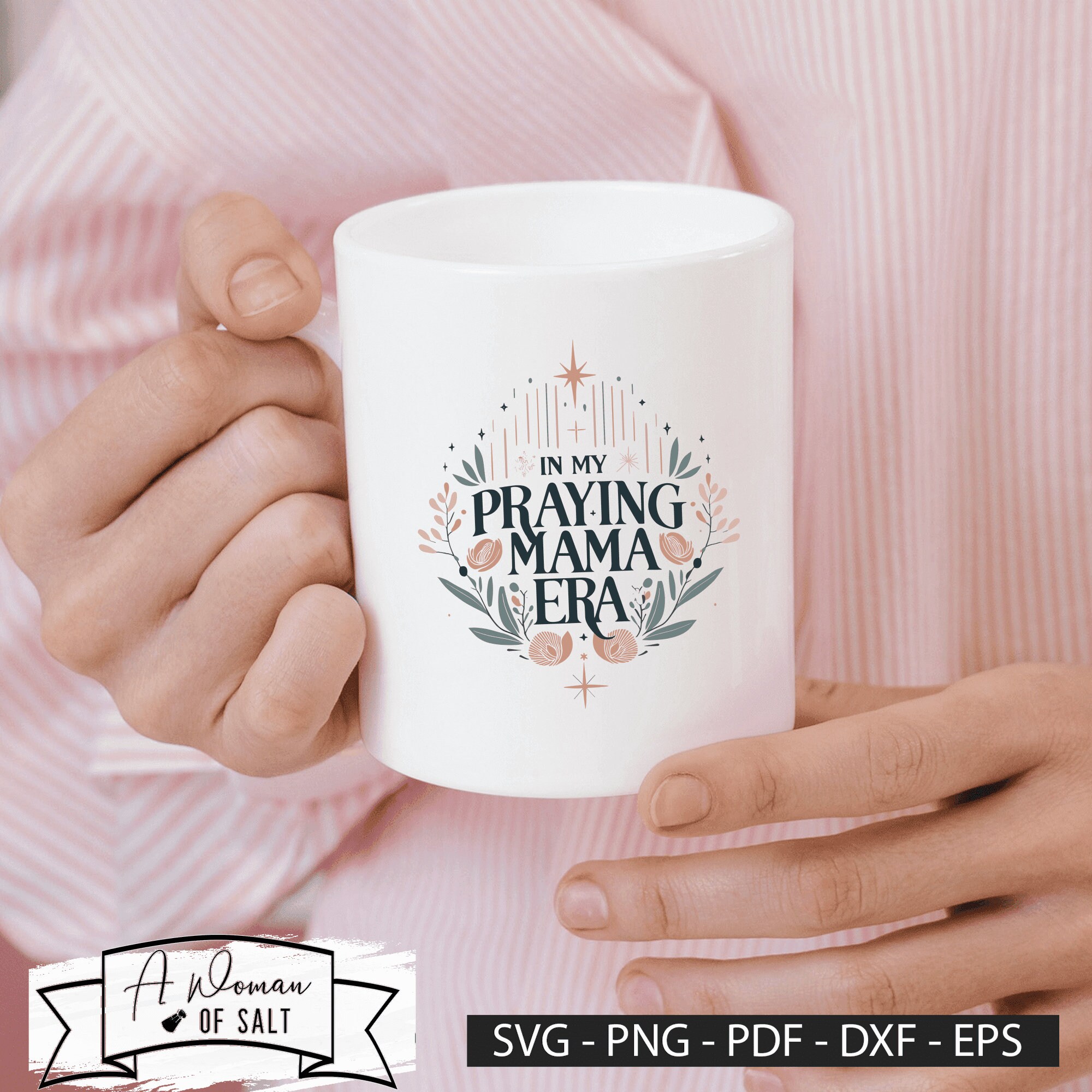 In My Praying Mama Era Svg Png Eps Pdf Dxf Christian Mom Digital Files ...