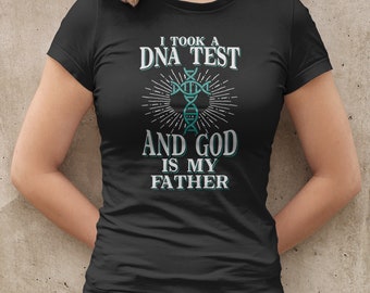 I Took a DNA Test SVG EPS, God Is My Father, Inspirational Christian Gift, Religious Png, Christian Faith Gift, Faith Cross, God Lover Gift