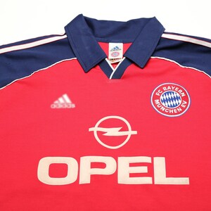 Vintage 90s Adidas Oliver Kahn Goalkeeper Jersey Shirt Trikot Bayern  Germany XXL