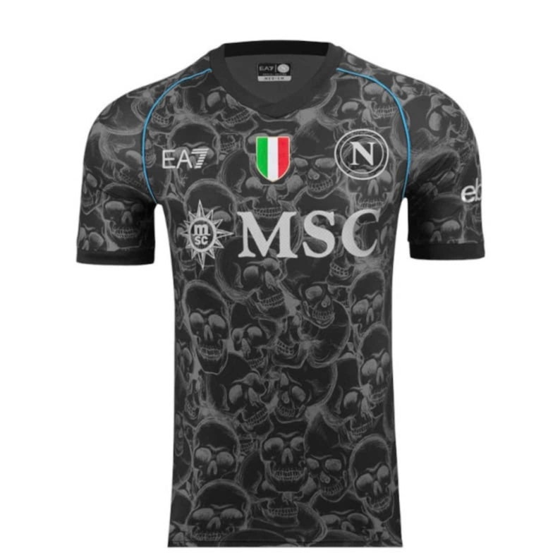 Napoli Skulls of Naples Halloween Football Shirt 2023/24 Etsy UK
