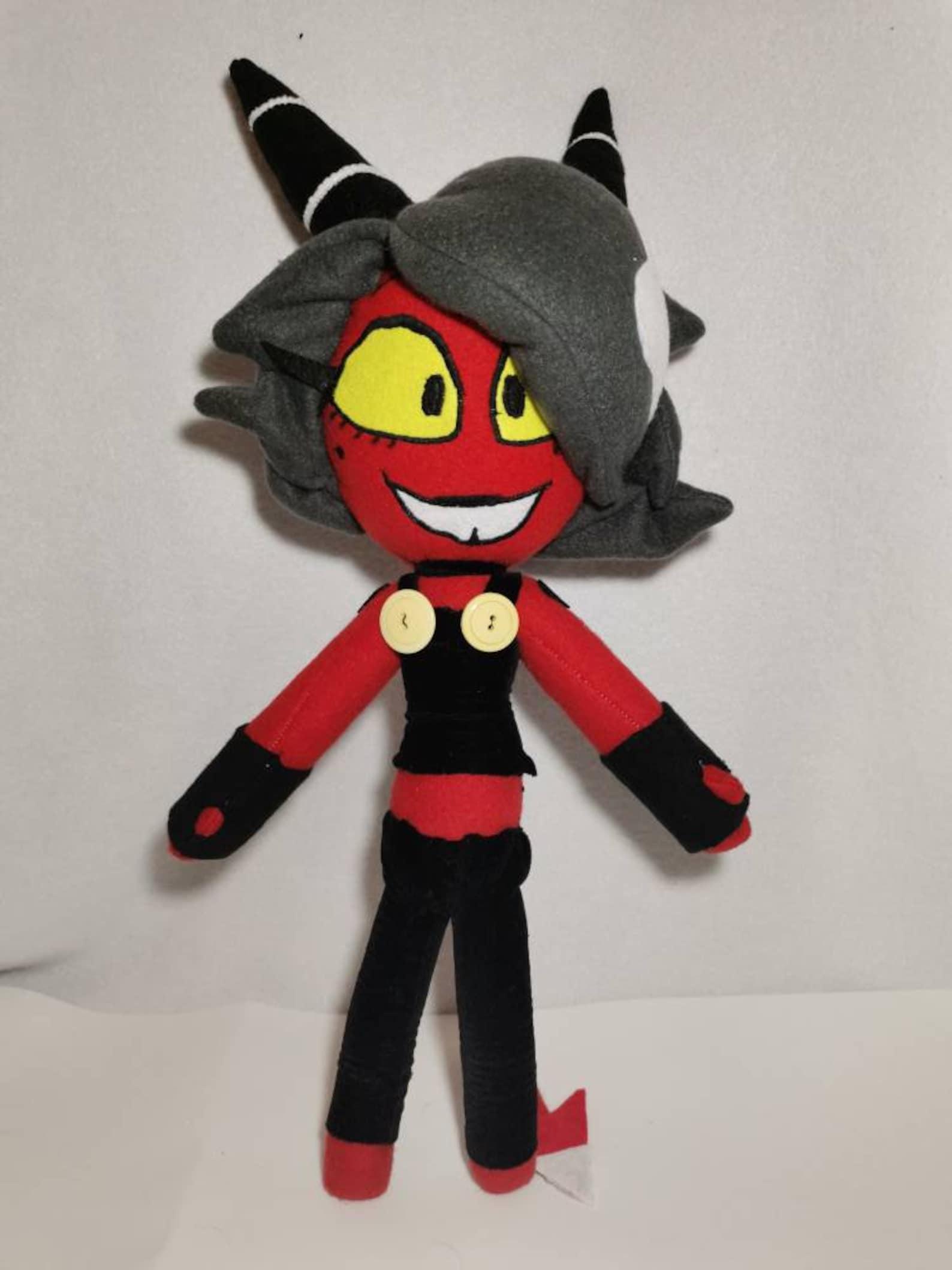 OFFER Millie & Moxxie plushies Helluva boss plush Hazbin Hotel | Etsy