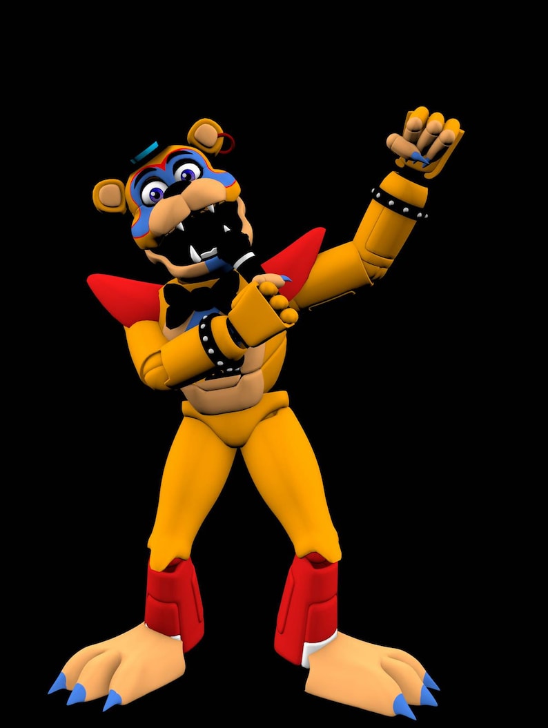 fnaf security breach glamrock freddy