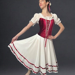 Costume professionale per danza classica Pas de Six