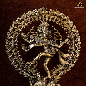 Nataraja Statue | 17.5&quot; Inch | Natraj Statue | Lord Shiva Statue | Dancing Shiva Statue | Dance Idol | Lord of the Dance | Shiva Nataraja |