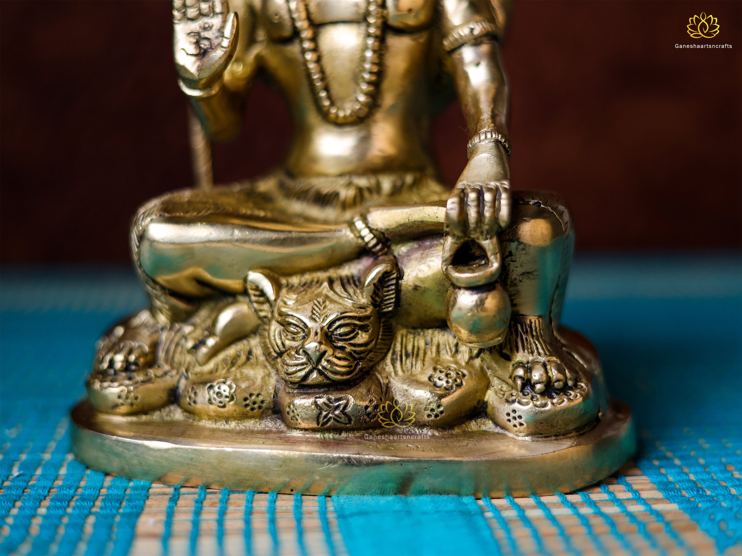 Small Shiv Small Brass Lord Shiva Statue: Meditating Shivshankara Sculpture - Etsy