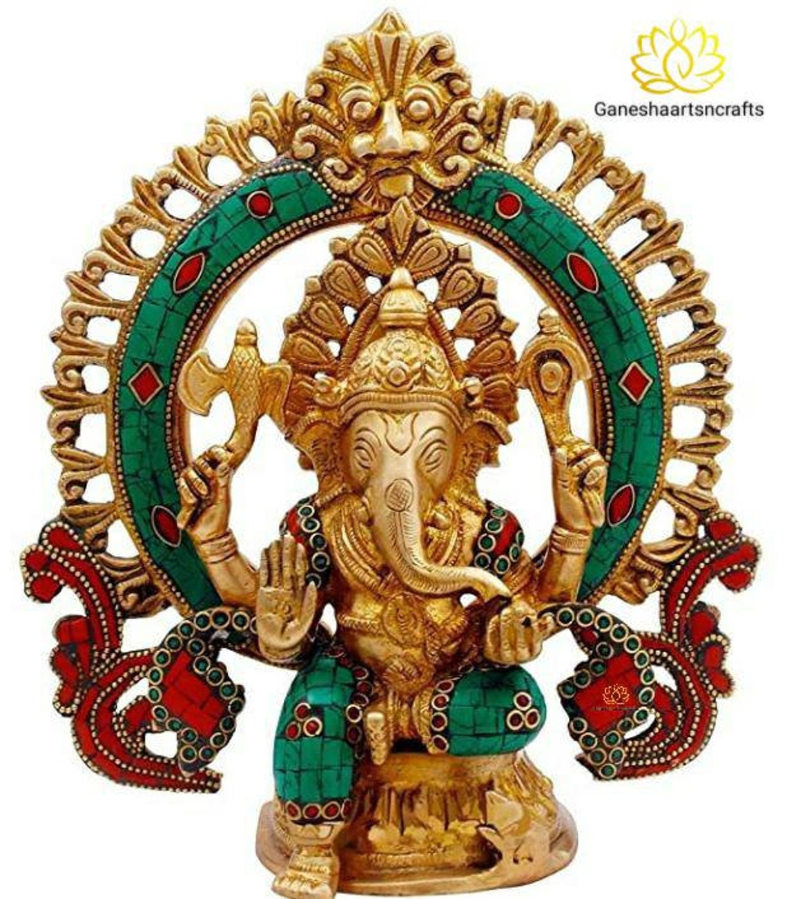 Ganesh Statue Lord Ganesha Good Luck God Home Decor Idol Etsy