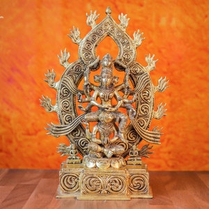 Kamakhya Statue | Brass kamakhya Devi Statue | Tantric Goddess | Kali & Tirpura Sundari | Goddess of Desire | Fertility | Devi Parvati Sati