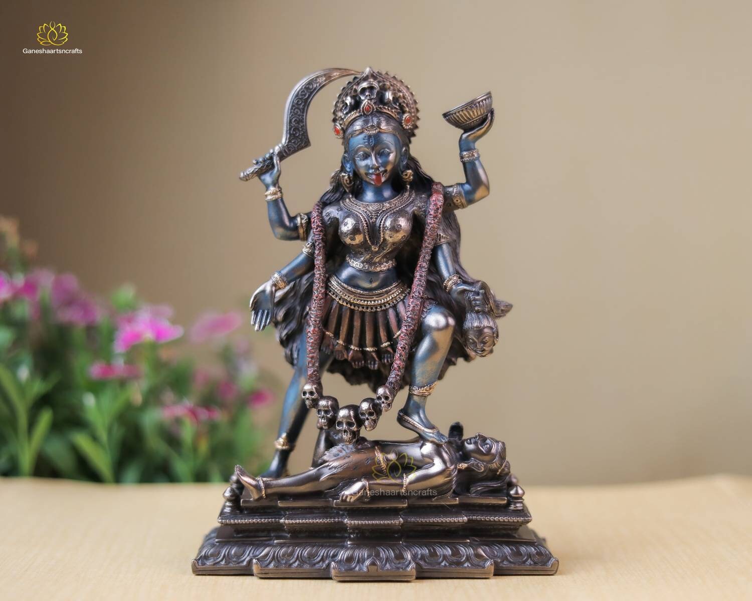 Kali Statue Mother Goddess Parvati Tantric Goddess Etsy