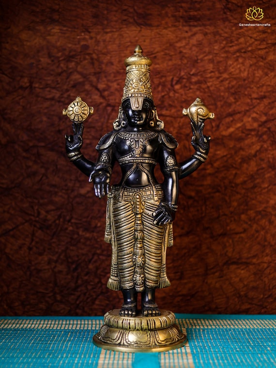 Buy Lord Tirubati Balaji Idol, Brass Statue
