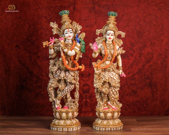 Radha Krishna Hare Krishna With Radha Statue Marble Radha 