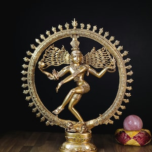 Nataraja Statue | 49 CM | Natraj Statue | Lord Shiva Statue | Dancing Shiva Statue | Dance Idol | Lord of the Dance | Shiva Nataraja |