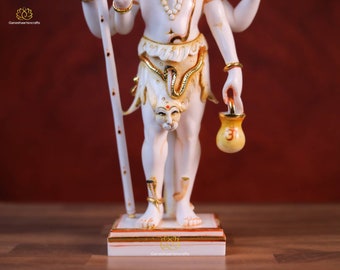 15インチの大理石製シヴァ立像 - ヒンドゥー教の神マハデーヴァ - Etsy