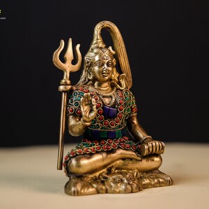 Small Shiv Shiva Statue | Lord Shiva Idol | Brass Small Shiv Shankara | Mahadeva ...
