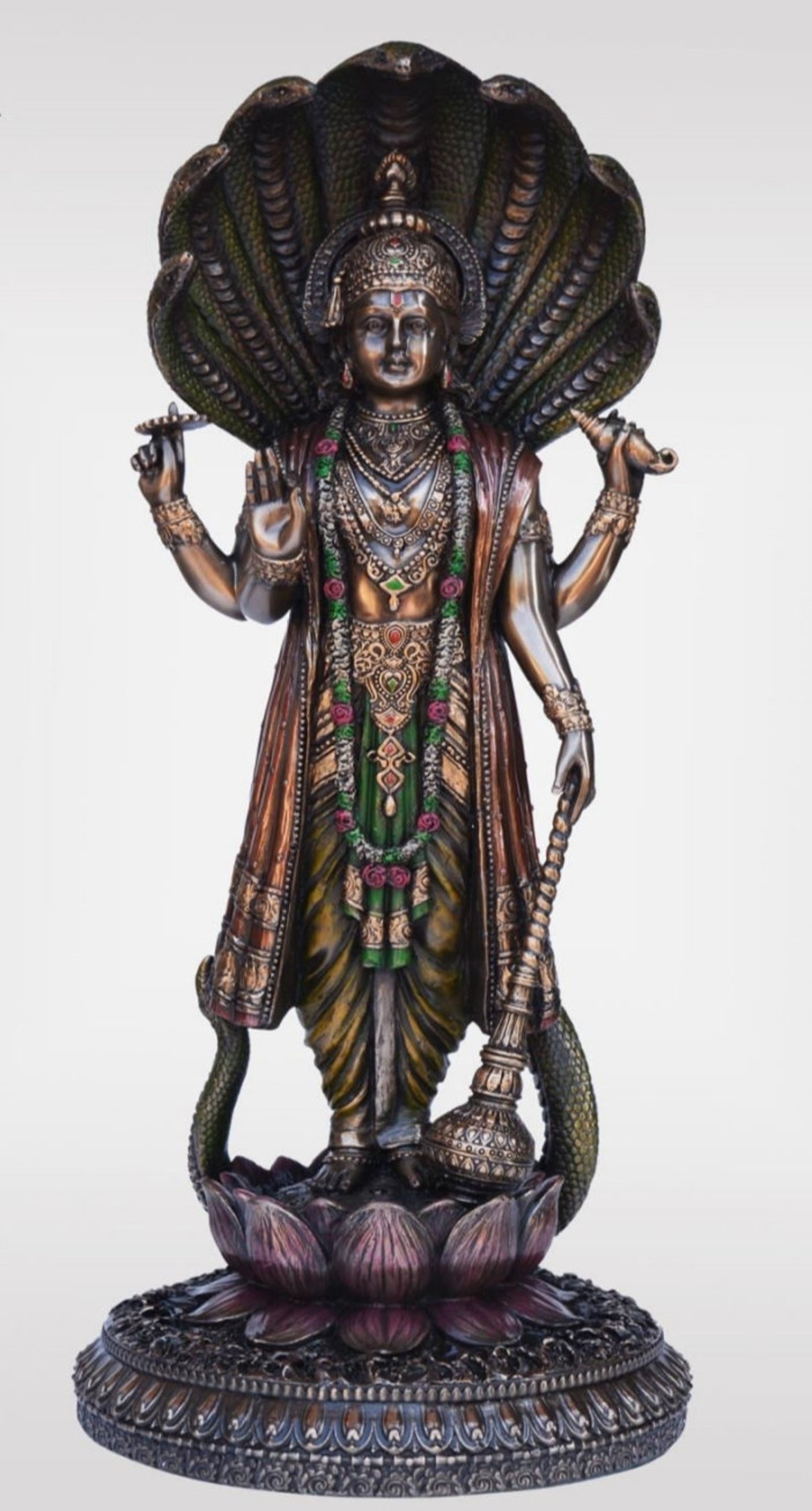 Vishnu Statue Lord Vishnu Statue God of Protection Lord Etsy