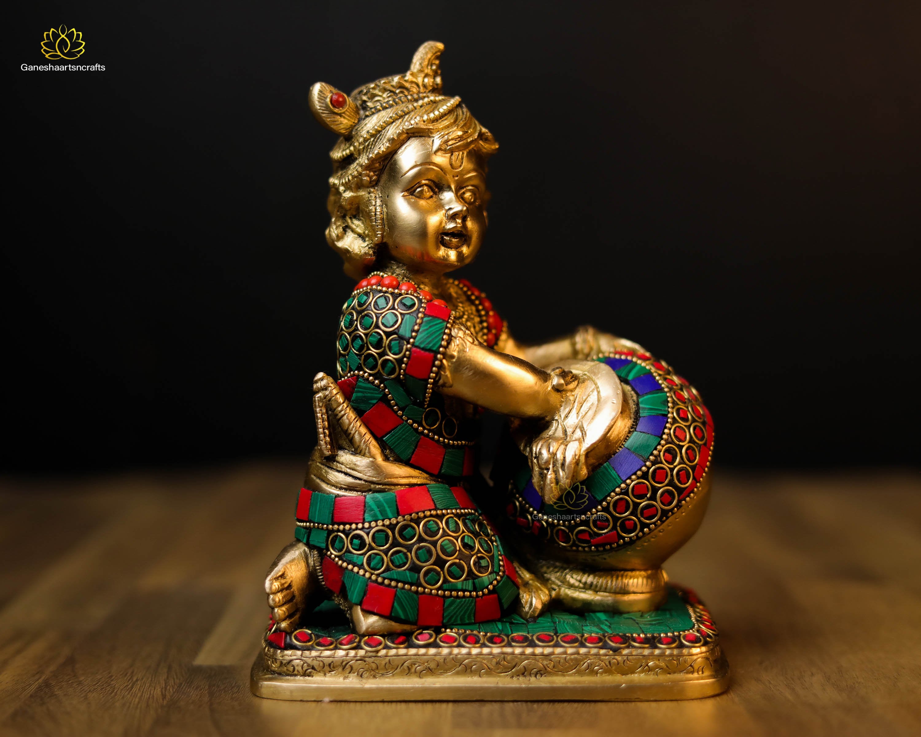 Baby Krishna Statue Lord Krishna Murti Laddu Gopal Bal Etsy