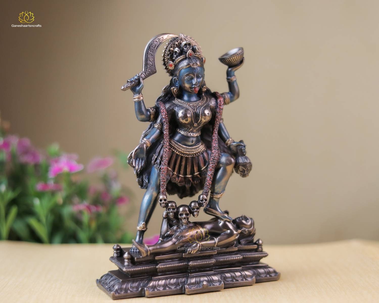 Buy Kali Statue Mother Goddess Parvati Tantric Goddess Online in ...