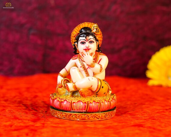 Baby Krishna Statue Krishna Murti Marble Dust Laddu Gopal - Etsy Singapore Baby Krishna Statue Krishna Murti Marble Dust Laddu Gopal - Etsy Singapore
