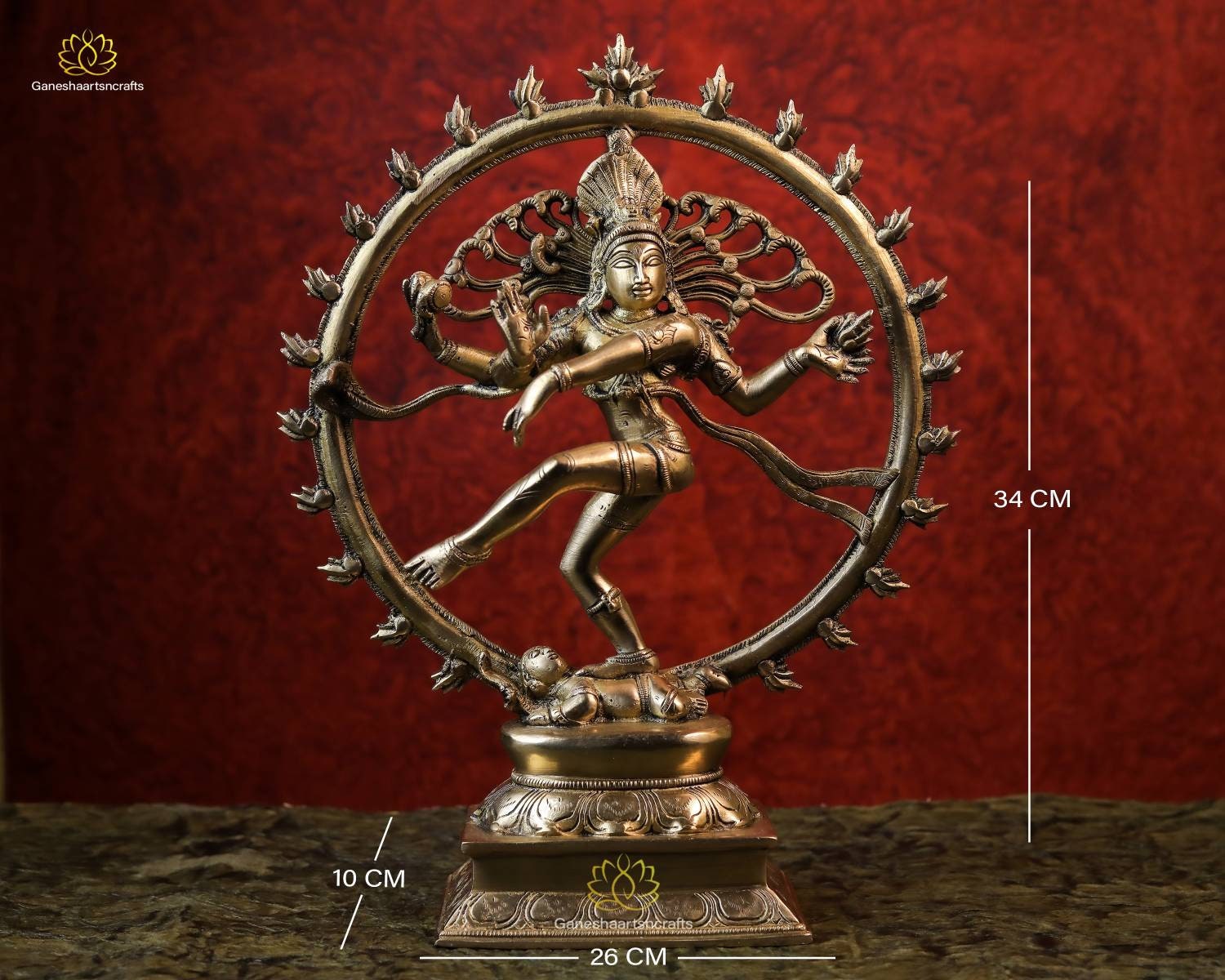 Buy Nataraja Statue 13 Inch Natraj Statue Lord Shiva Online in ...