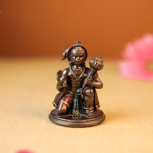 Hanuman Statue | Lord Hanuman Statue | God of Strength | Monkey   god Statue | Lord Rama Devotee | Ram Bhakt | Hanuman Statue For Car |3inch