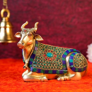 Nandi Statue | Gate keeper of Shiva & Parvati | Bull God | Bull Statue | Nandi Sculpture | Shiva Sevak | Cow God | Sacred Bull | Hindu God |