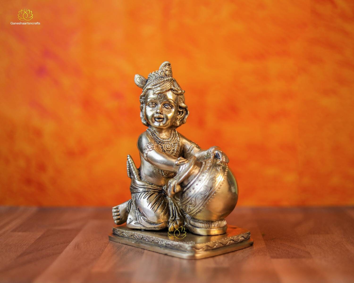 Baby Krishna Statue Lord Krishna Idol Laddu Gopal Bal Etsy