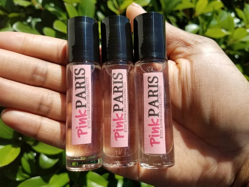 Pink Paris Perfume Oil 1/3 oz Ylang Ylang Blossom Rose Etsy
