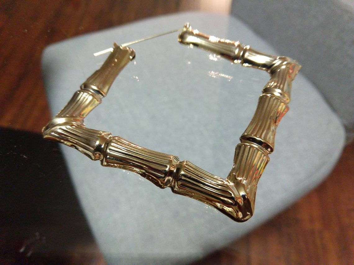 bamboo earrings square