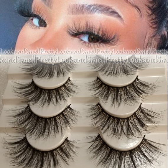 8 Pairs Wispy Long Eyelashes Hybrid Natural Lashes Etsy 8 Pairs Wispy Long Eyelashes Hybrid Natural Lashes Etsy