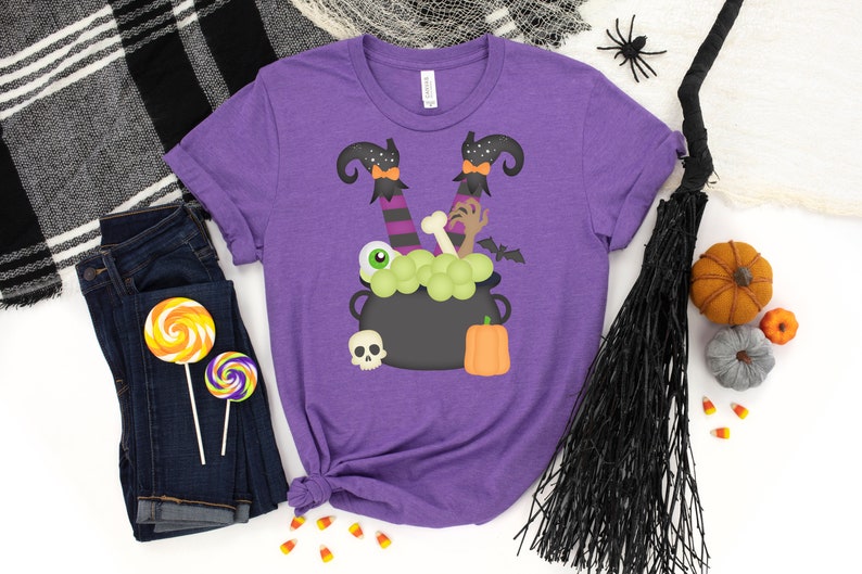 Scrapbook Scrapbook Sublimation,Cookie Cutters Halloween Witches-Dark Skin Digital PSD Layered Graphics-Kristi W Designs Clothing