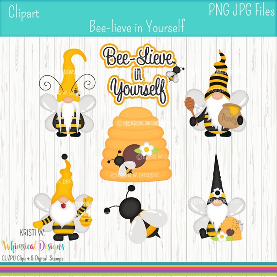 Download Buy 20 Get 10 Off Bee Lieve In Yourself Gnomes Digital Etsy