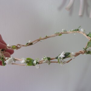 Gorgeous Simple Wedding Hair Accessory, Floral blossom Hair vine - Woodland Fairy - Festival