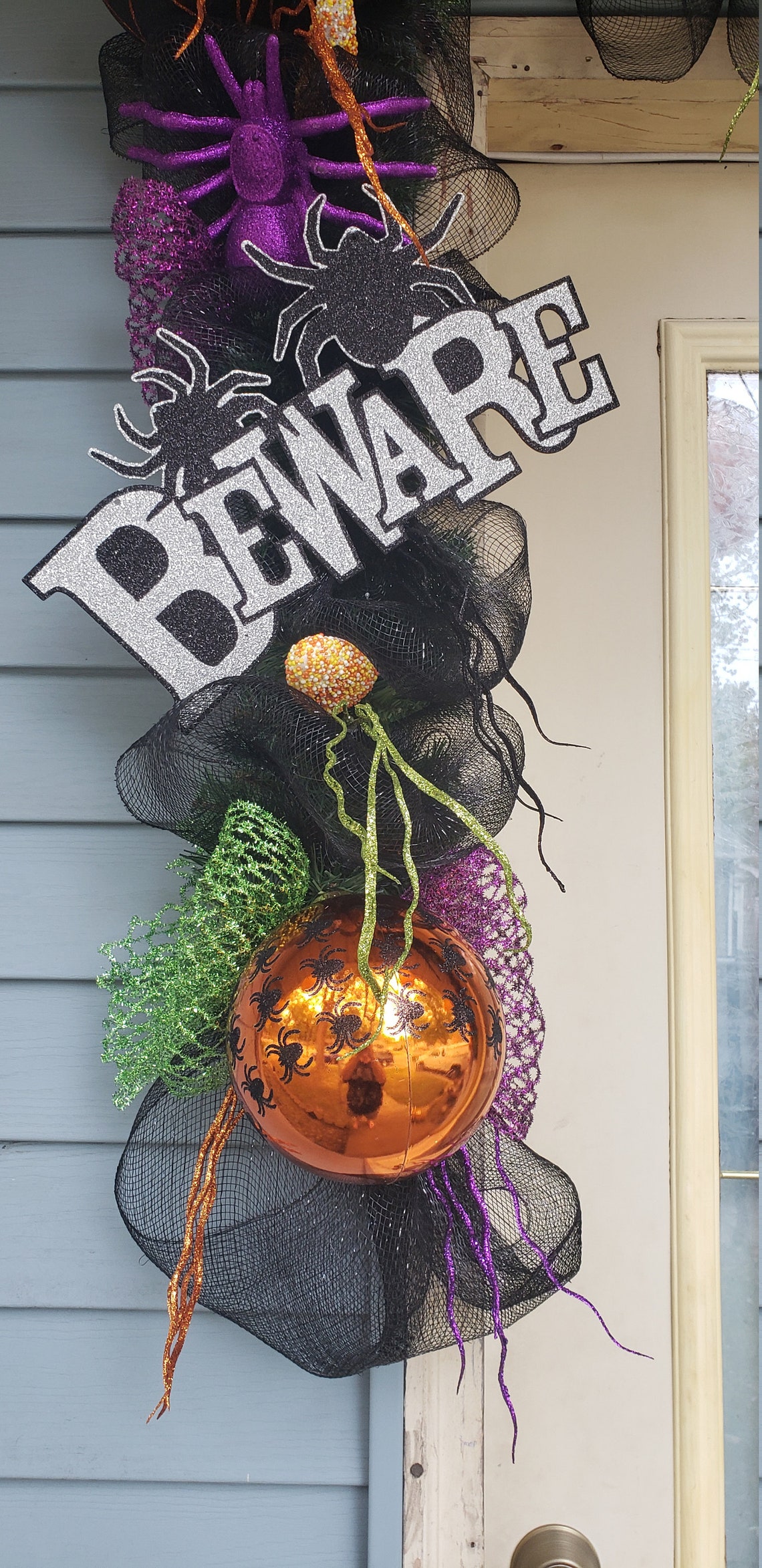 Halloween garland Mantel decor Mantel garland Staircase Etsy