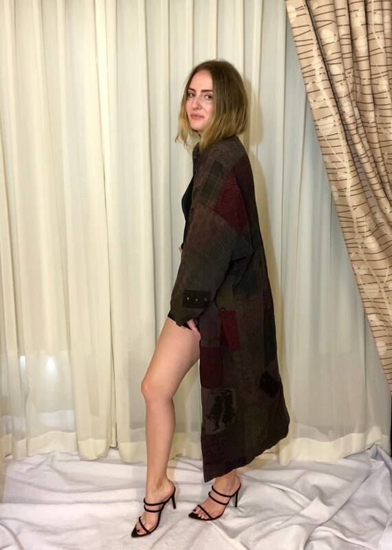 Vintage Quilt Style Duster