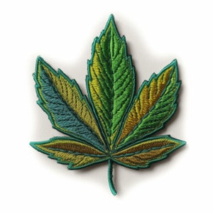 Embroidered Patch (Iron-On or Sew-On), Puff Puff Pass 420 Smoking, 3 x 1.5