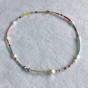 Beaded necklaces, glass bead necklace, seed bead necklace image 4