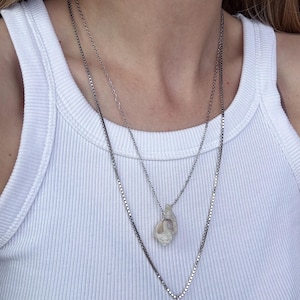 Seashell pendant necklace, beach necklace,  chain summer necklace