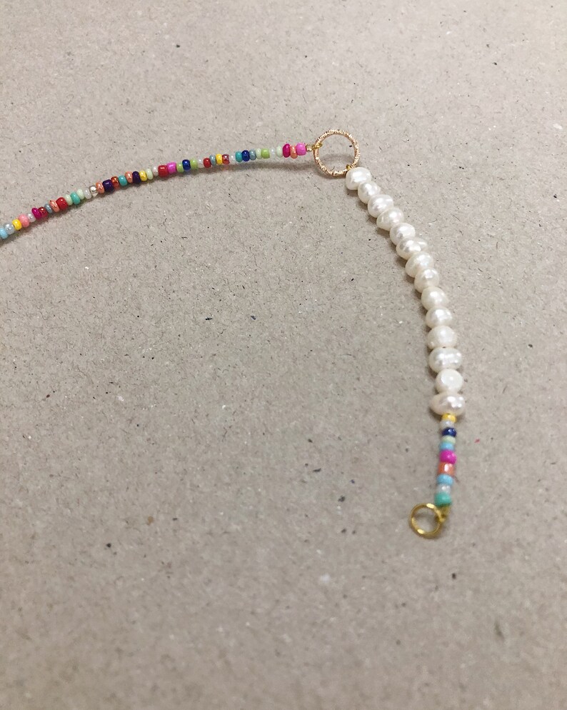 Beaded pearl bracelet pearl rainbow bracelet Multi Pearl | Etsy