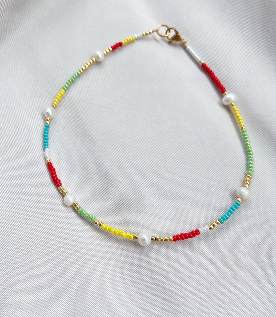 【AJO AJOBYAJO】25SS★ Multi Color Beads Layered Bracelet 717HQl7k5OL._UY300_.jpg