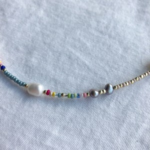 Beaded necklaces, glass bead necklace, seed bead necklace image 5