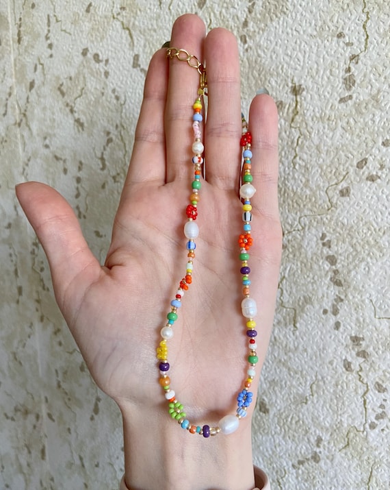 【U LAN】24SS★ [LAN ARCHIVE] Ocean Flower Beads Necklace U LAN】24SS☆ [LAN ARCHIVE] Ocean Flower Beads Necklace