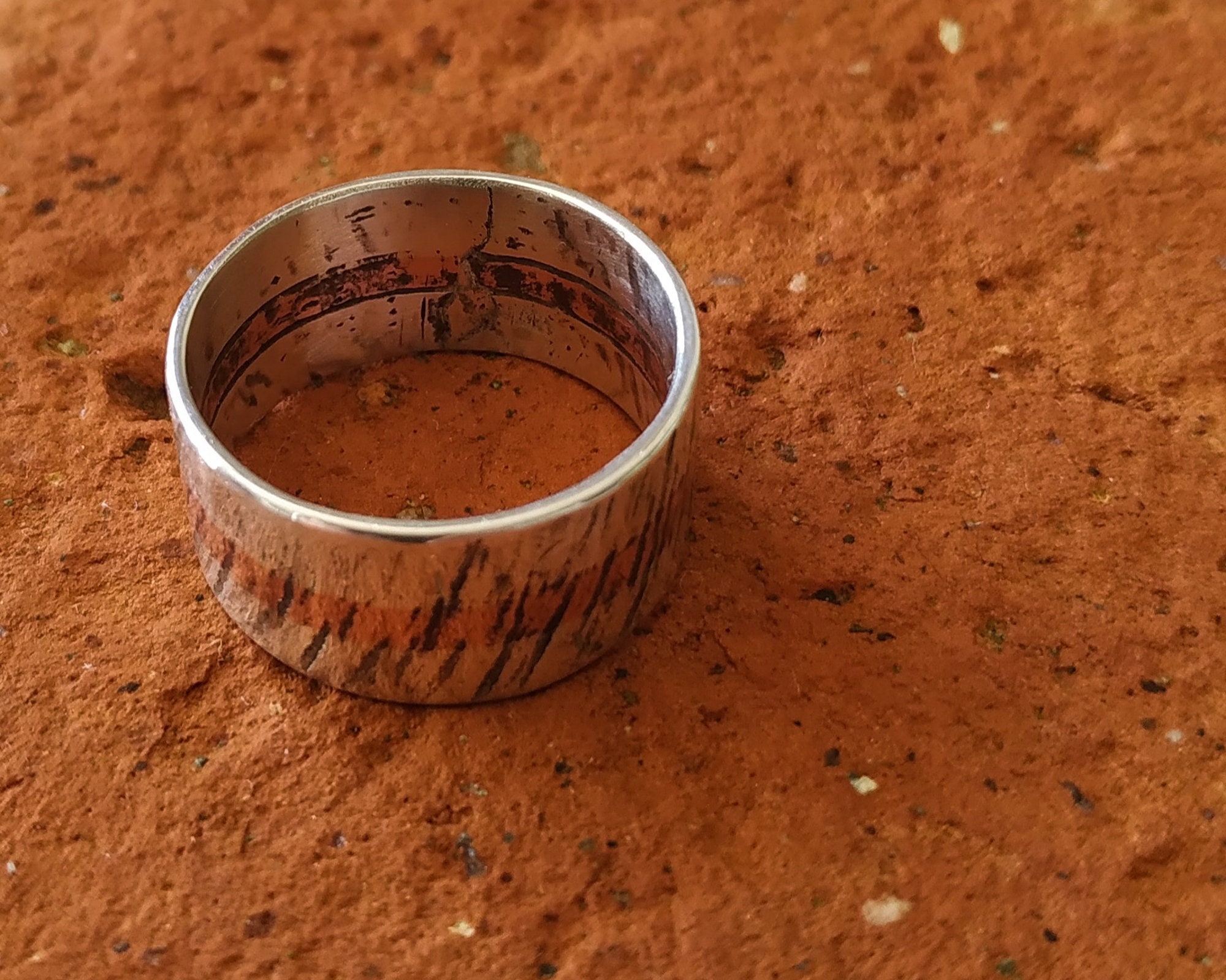 Massiver Sterling Silber und Massive Kupfer Ring keltisch | Etsy