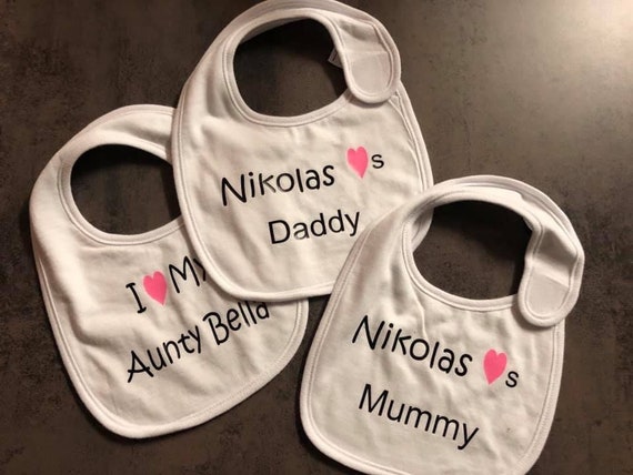 customised bibs