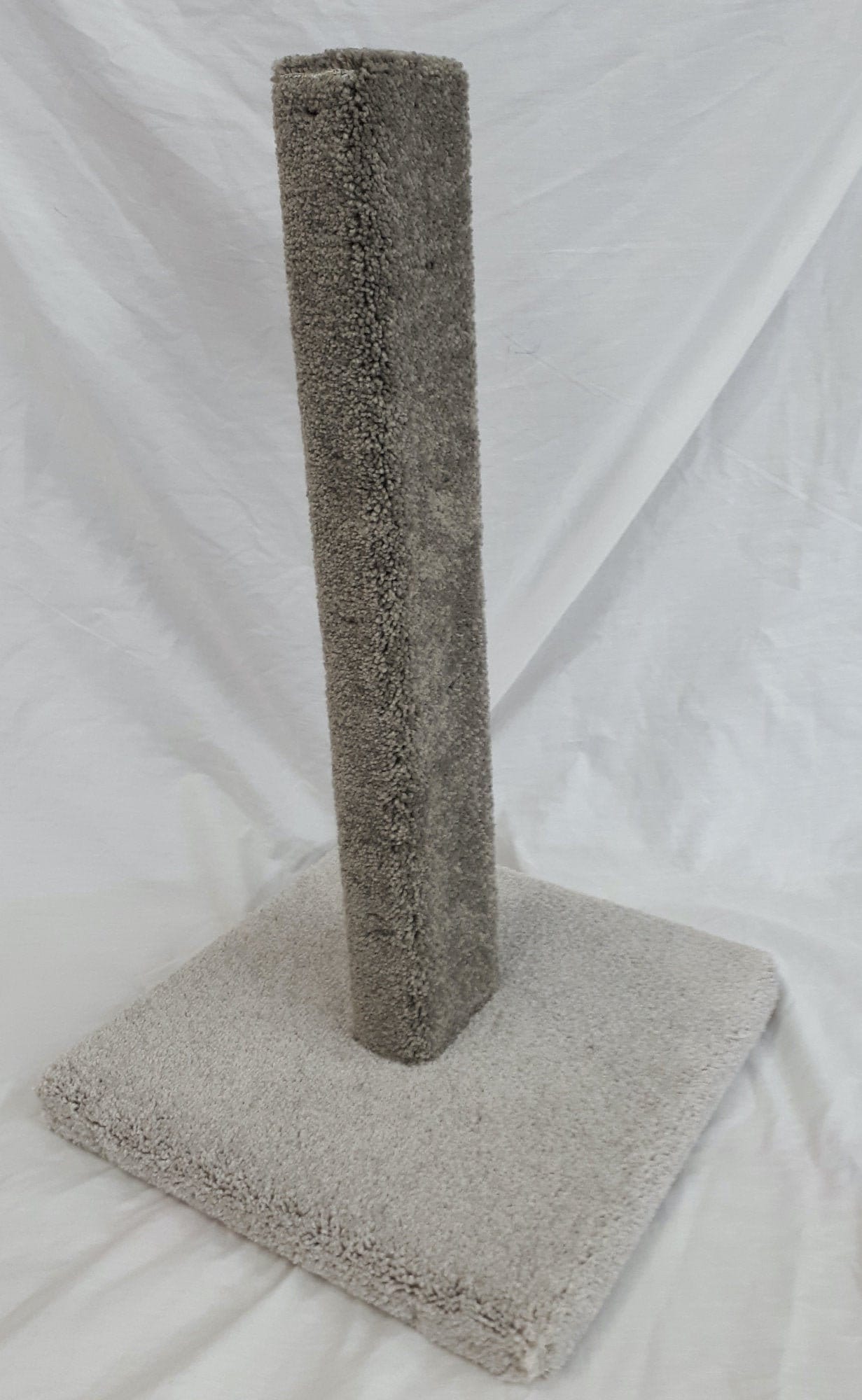 24 Tall TwoToned Grey Cat Scratch Post Etsy