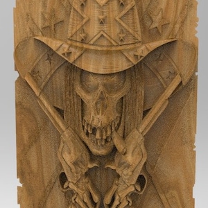 3d Stl Modelle, CNC Modell, Dixie, Ghost, D-n-J-0490-Dixie Ghost