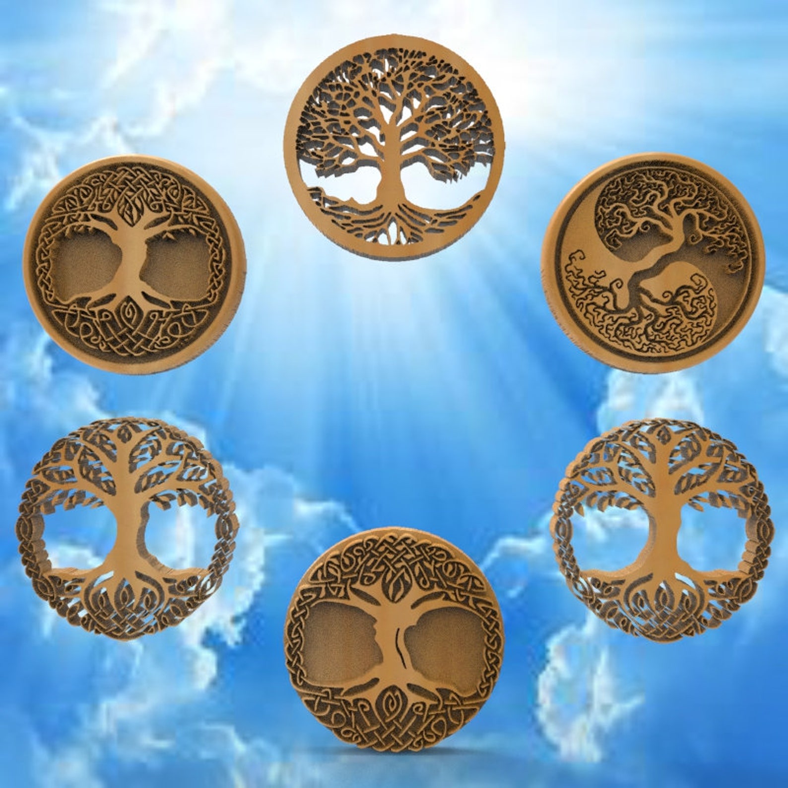 3d Stl Models, 6trees of Life Series, Dnj1010tree of Life Series