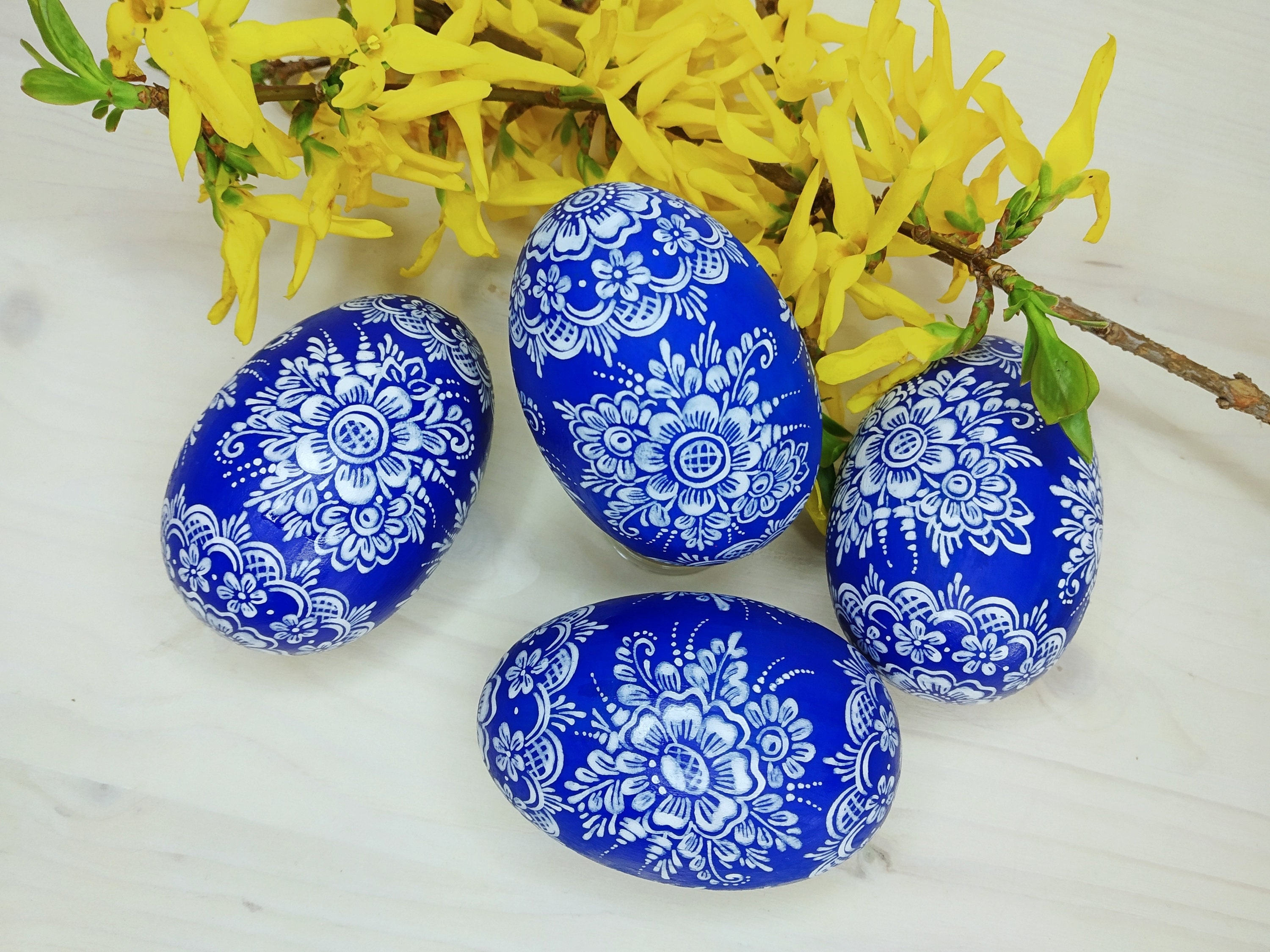 Polish wooden Easter eggs KROSZONKA PISANKA Etsy