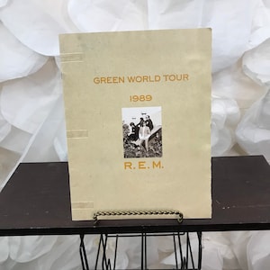 Green World Tour 1989 R.E.M. Tour Book