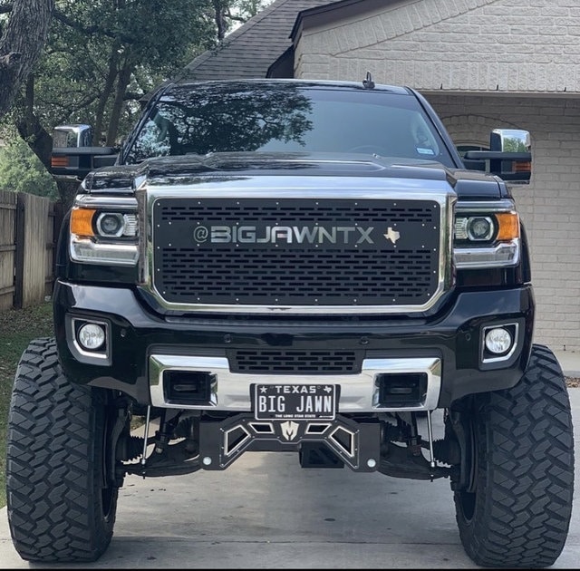 Custom Laser Cut Grille for 2015 - 2019 Sierra 2500 3500